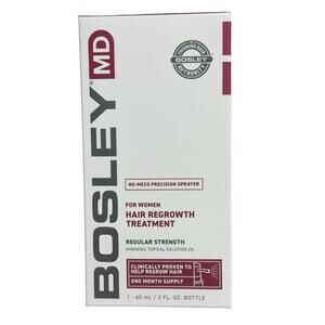 Bosley MD Regular Strength Minoxidil 2% For WOMEN Two Months Supply SPRAYER